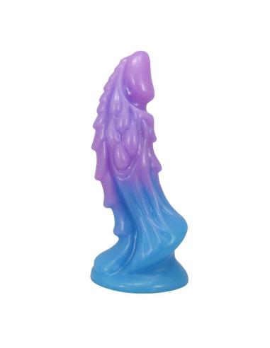 Power monsters - atlanteans dildo realístico con ventosa 19 cm ø 5 cm azul y morado