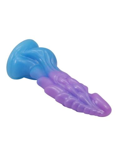 Power monsters - atlanteans dildo realístico con ventosa 19 cm ø 5 cm azul y morado