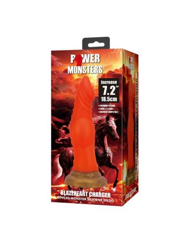 Power monsters - blazeheart charger dildo 18,5 cm ø 4,5 cm