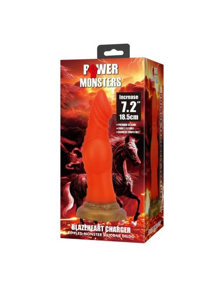 Power monsters - blazeheart charger dildo 18,5 cm ø 4,5 cm
