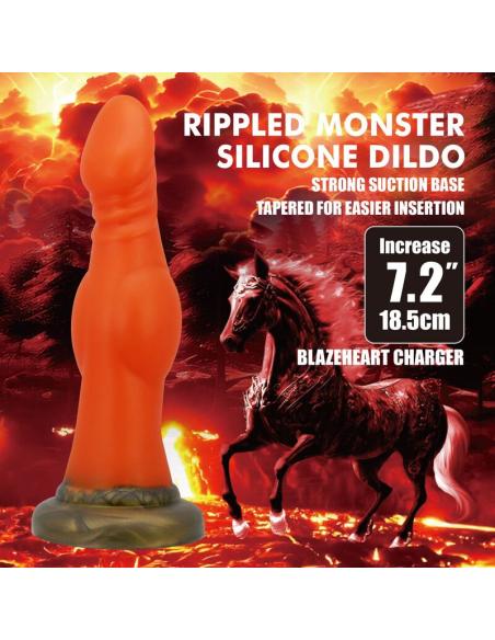 Power monsters - blazeheart charger dildo 18,5 cm ø 4,5 cm