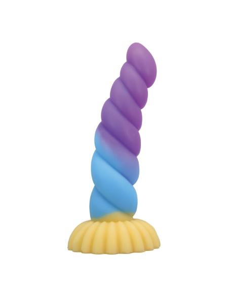 Power monsters - unicorn dildo tricolor 22 cm ø 5 cm