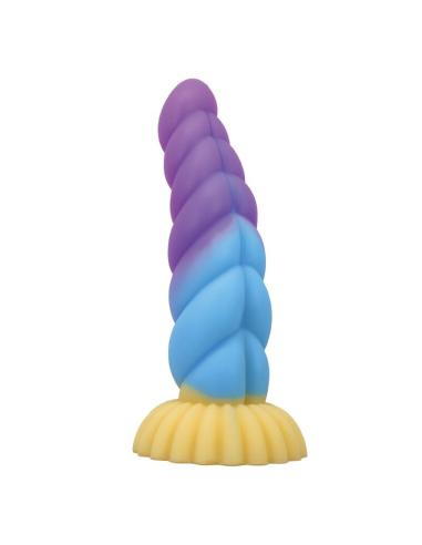 Power monsters - unicorn dildo tricolor 22 cm ø 5 cm