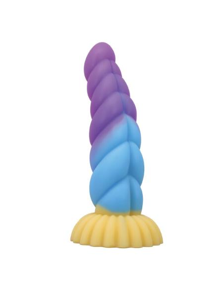 Power monsters - unicorn dildo tricolor 22 cm ø 5 cm