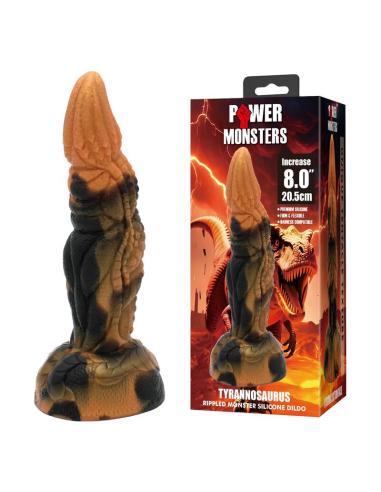 Power monsters - tyrannosaurus dildo bicolor 20,5 cm ø 5 cm