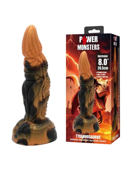 Power monsters - tyrannosaurus dildo bicolor 20,5 cm ø 5 cm