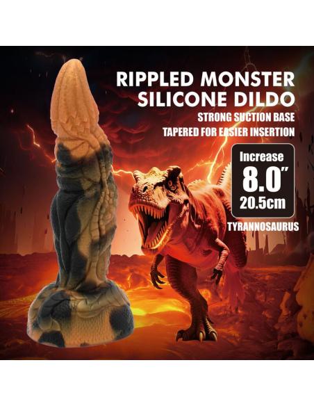 Power monsters - tyrannosaurus dildo bicolor 20,5 cm ø 5 cm