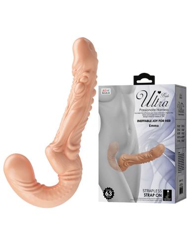 Baile - emma strap-on doble penetración texturizado natural