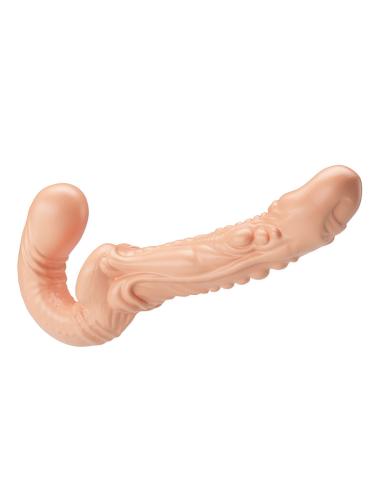 Baile - emma strap-on doble penetración texturizado natural