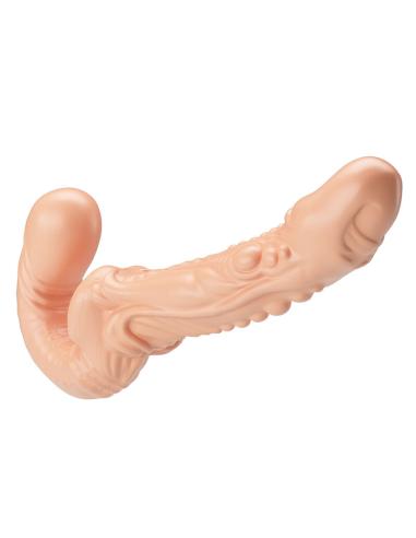 Baile - emma strap-on doble penetración texturizado natural