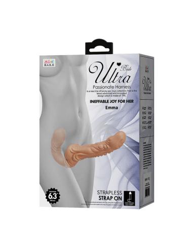 Baile - emma strap-on doble penetración texturizado natural