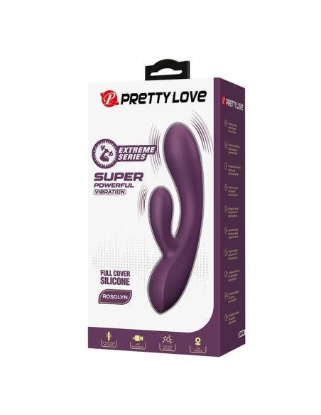 Pretty love - rosolyn vibrador rabbit recargable 10 funciones