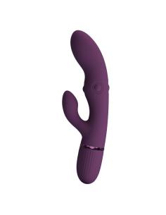 Pretty love - zach vibrador rabbit recargable con empuje 5+5 funciones 2