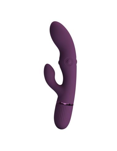Pretty love - zach vibrador rabbit recargable con empuje 5+5 funciones