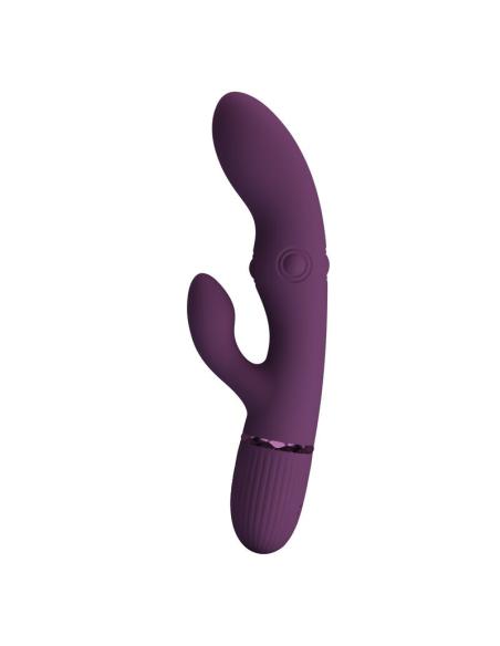 Pretty love - zach vibrador rabbit recargable con empuje 5+5 funciones