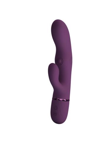 Pretty love - zach vibrador rabbit recargable con empuje 5+5 funciones