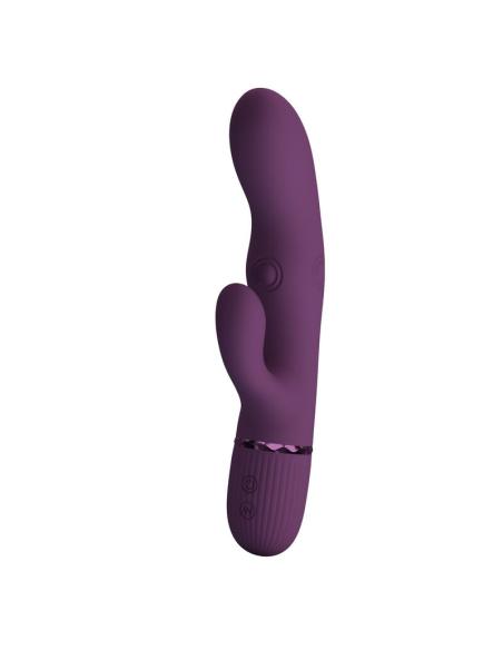 Pretty love - zach vibrador rabbit recargable con empuje 5+5 funciones