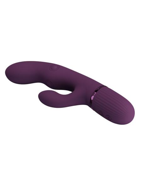 Pretty love - zach vibrador rabbit recargable con empuje 5+5 funciones