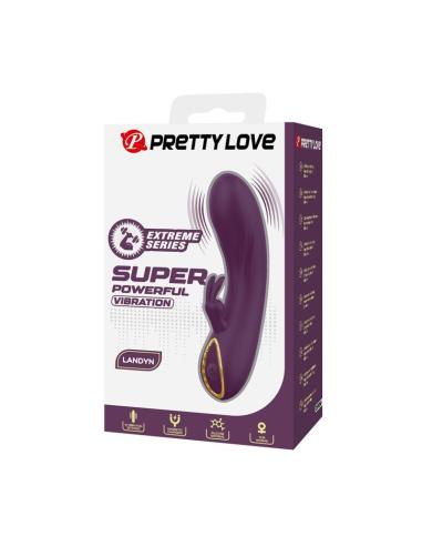 Pretty love - landyn vibrador rabbit recargable 10 funciones morado