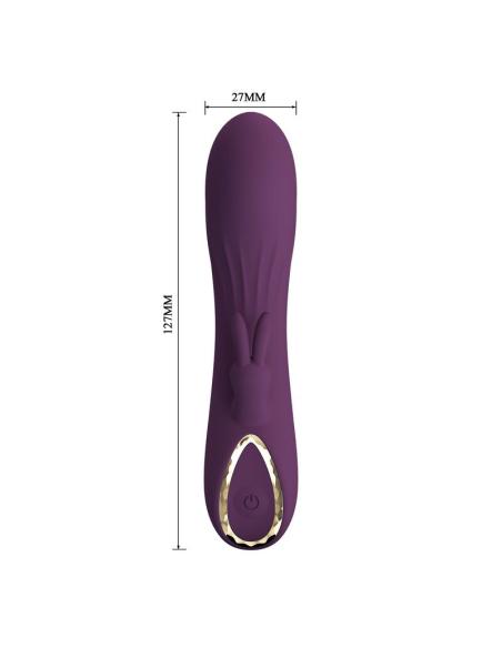 Pretty love - landyn vibrador rabbit recargable 10 funciones morado
