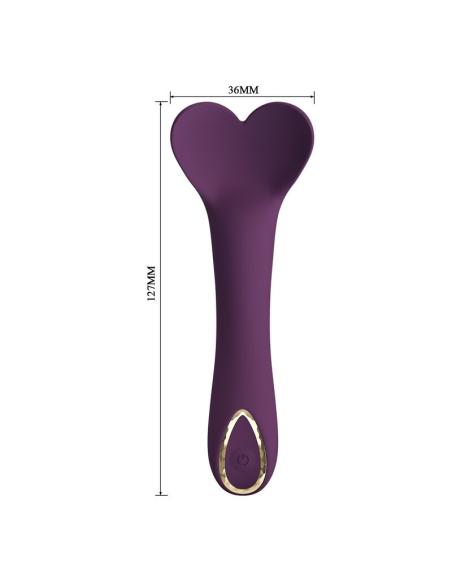 Pretty love - kenyell vibrador recargable 10 funciones morado