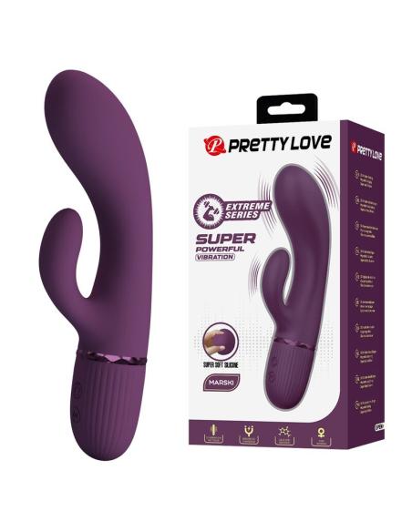 Pretty love - margie vibrador rabbit recargable 10 funciones morado