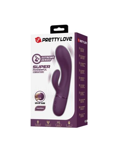 Pretty love - margie vibrador rabbit recargable 10 funciones morado