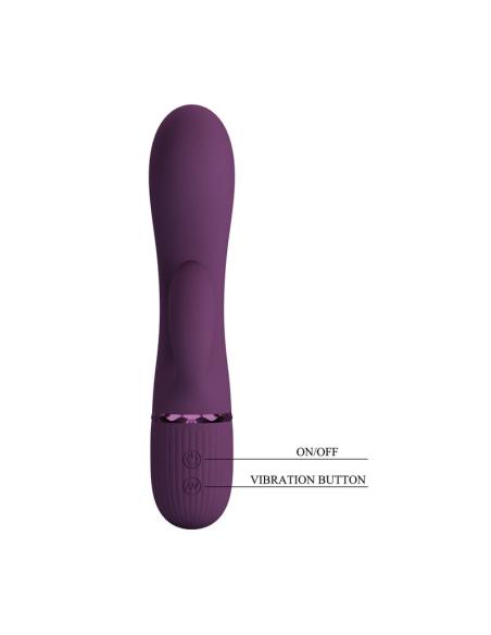 Pretty love - margie vibrador rabbit recargable 10 funciones morado