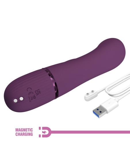 Pretty love - margie vibrador rabbit recargable 10 funciones morado