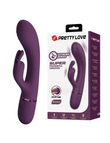 Pretty love - rocco vibrador rabbit recargable 10 funciones morado