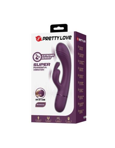 Pretty love - rocco vibrador rabbit recargable 10 funciones morado
