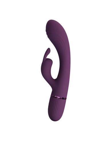 Pretty love - rocco vibrador rabbit recargable 10 funciones morado