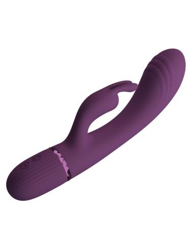 Pretty love - rocco vibrador rabbit recargable 10 funciones morado
