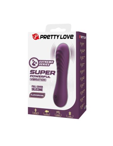 Pretty love - alexisrose vibrador recargable 10 funciones morado