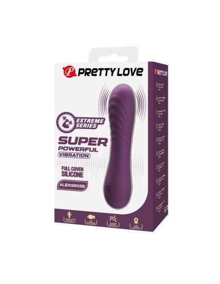 Pretty love - alexisrose vibrador recargable 10 funciones morado