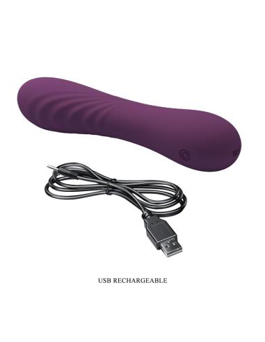 Pretty love - alexisrose vibrador recargable 10 funciones morado