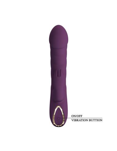 Pretty love - harper vibrador rabbit recargable 10 funciones morado