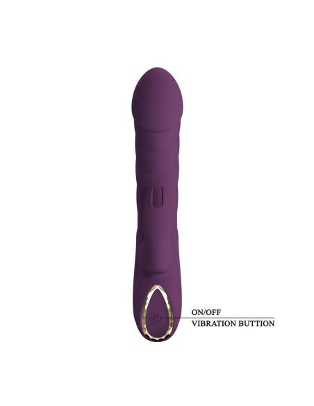 Pretty love - harper vibrador rabbit recargable 10 funciones morado