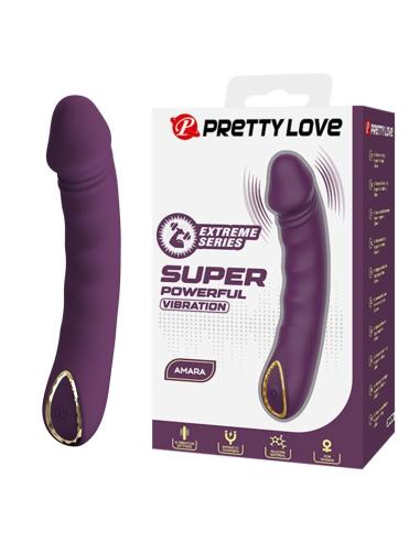 Pretty love - amara vibrador recargable 10 funciones morado