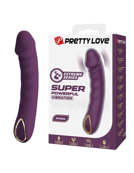 Pretty love - amara vibrador recargable 10 funciones morado