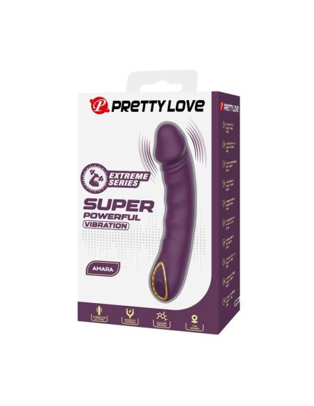 Pretty love - amara vibrador recargable 10 funciones morado