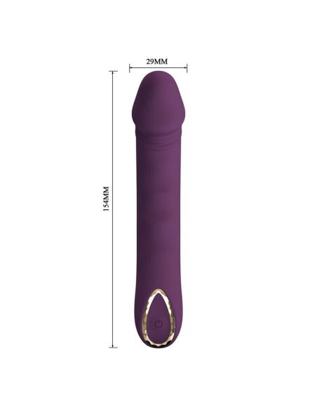 Pretty love - amara vibrador recargable 10 funciones morado