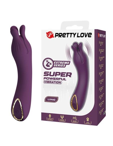 Pretty love - lunao vibrador recargable 10 funciones morado