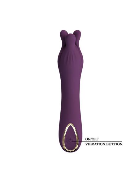 Pretty love - lunao vibrador recargable 10 funciones morado