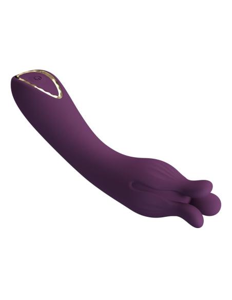 Pretty love - lunao vibrador recargable 10 funciones morado