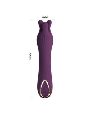 Pretty love - lunao vibrador recargable 10 funciones morado