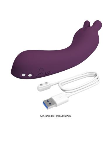 Pretty love - lunao vibrador recargable 10 funciones morado
