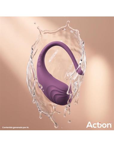 Luvia Huevo Vibrador con Control Remoto USB Púrpura
