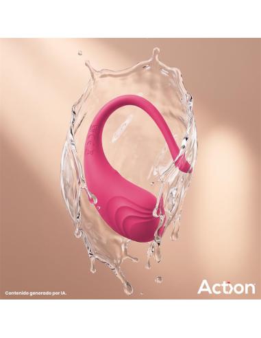 Luvia Huevo Vibrador con Control Remoto USB Rosa
