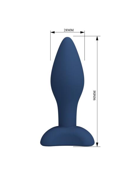 Mr play - plug anal cónico silicona azul s